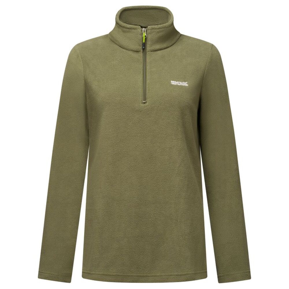 Regatta Great Outdoors Womens/Ladies Sweetheart 1/4 Zip Fleece Top / Olive Night